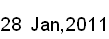 28 Jan, 2011