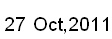 27 Oct, 2011