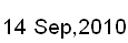 14 Sep, 2010