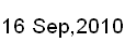 16 Sep, 2013