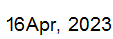 16 Apr, 2023