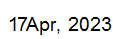 17 Apr, 2023