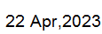 22 Apr, 2023