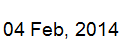 4  Feb, 2014