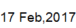 17 Feb, 2017
