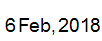 6 Feb, 2018