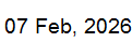 7 Feb, 2026