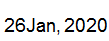 26 Jan, 2020