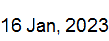 16 Jan, 2023