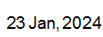 23 Jan, 2024