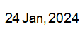 24 Jan, 2024