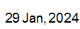 29 Jan, 2024
