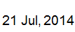 21 July, 2014