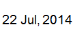 22 July, 2014