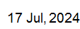17 July, 2024