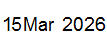 15 Mar, 2026