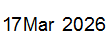 17 Mar, 2026