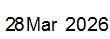 28 Mar, 2026