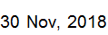 30 Nov, 2018