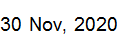 30 Nov, 2020