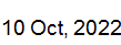 10 Oct, 2022