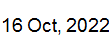 16 Oct, 2022