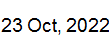 23 Oct, 2022